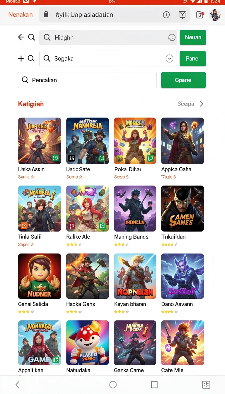 Galeri pratinjau visual hargatoto build APK resmi terbaru